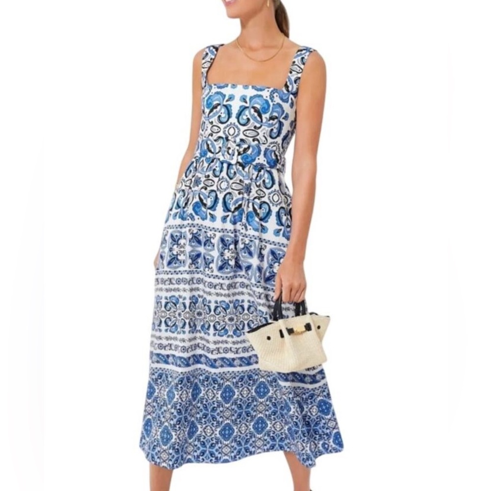 Majolica Tile Margaret Dress NWOT size M